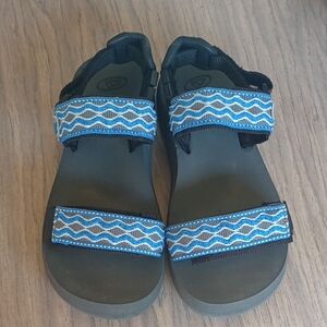 Reef Black and Blue‎ Outdoor Sandals Sporty Design